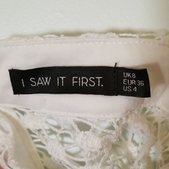 I SAW IT FIRST white crochet dress - Picture 9 of 10